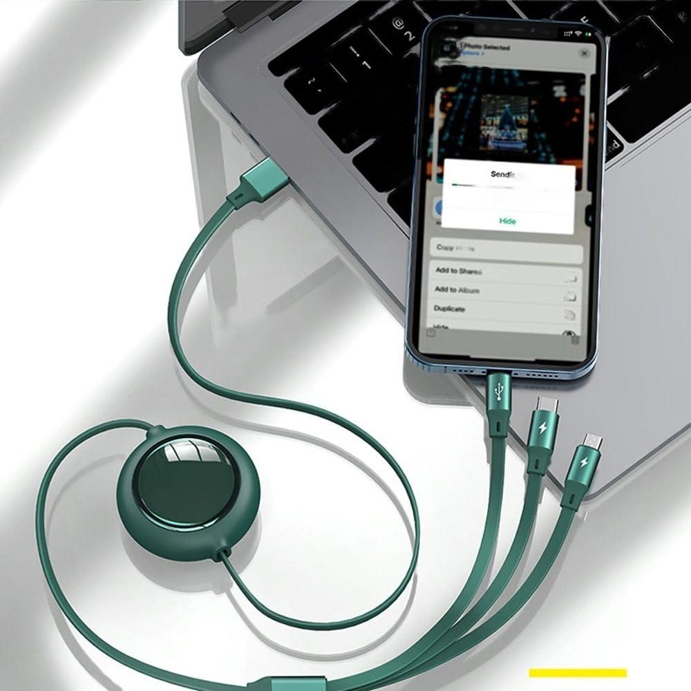 3 in 1 Charging Data Cable - TechLuxen