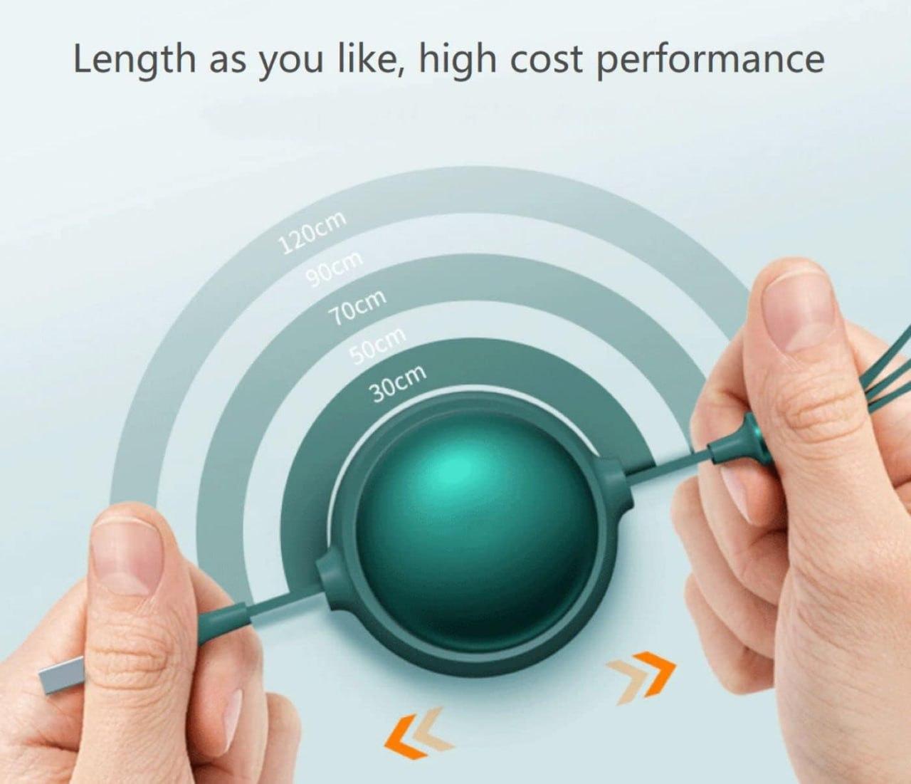 3 in 1 Charging Data Cable - TechLuxen