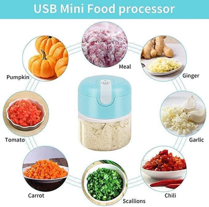 Mini Electric Chopper – Garlic & Veggie Cutter