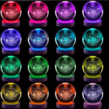 3D Crystal Lamp Ball(Assorted Design)