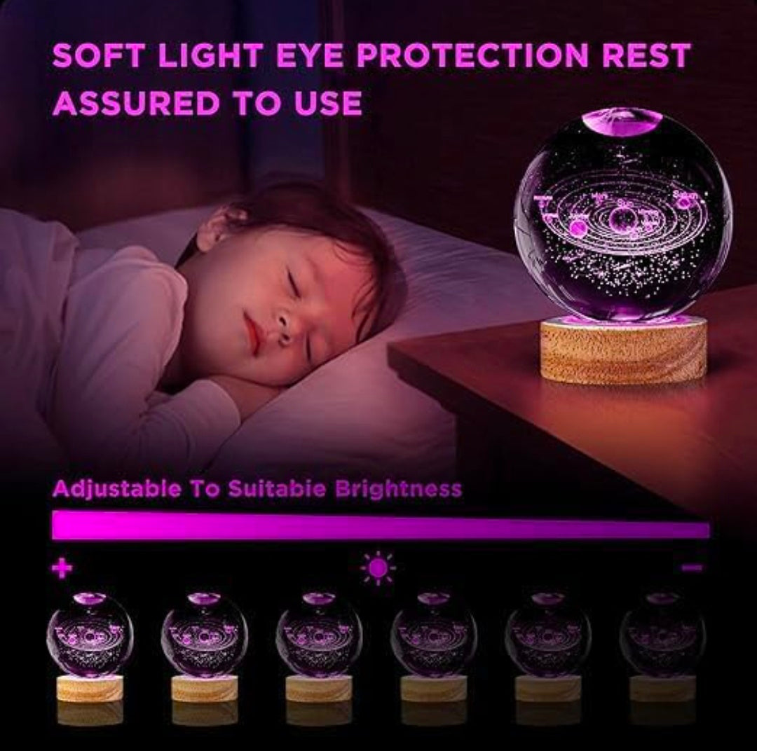 3D Crystal Lamp Ball(Assorted Design)