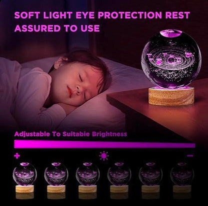 3D Crystal Lamp Ball(Assorted Design)
