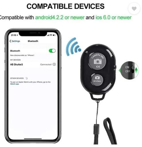 Bluetooth Camera Remote Shutter - TechLuxen