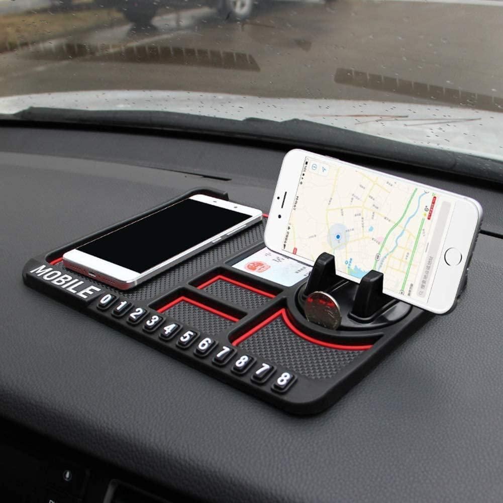 HSR Car Accessories Multifunction Phone GPS Holder Anti - Slip Silicone Pad and Car Mobile Holders for Car Dashboard - TechLuxen