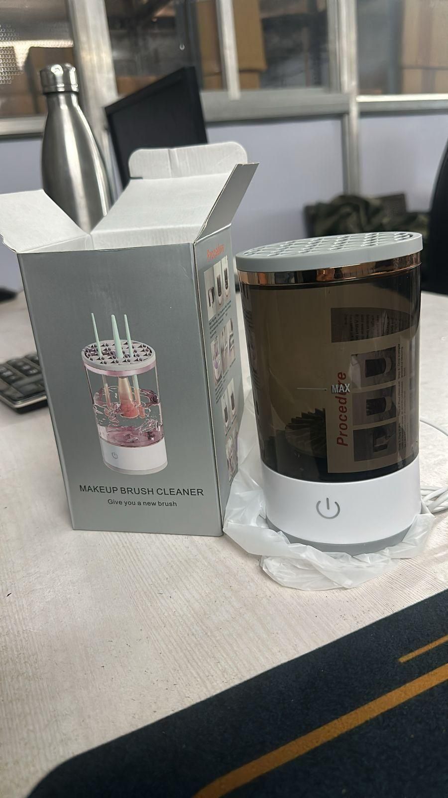 Make Up Brush Cleaner,Electric Brush Cleaner, USB Rechargeable Automatic Deep Cosmetic Cleaning Device - TechLuxen