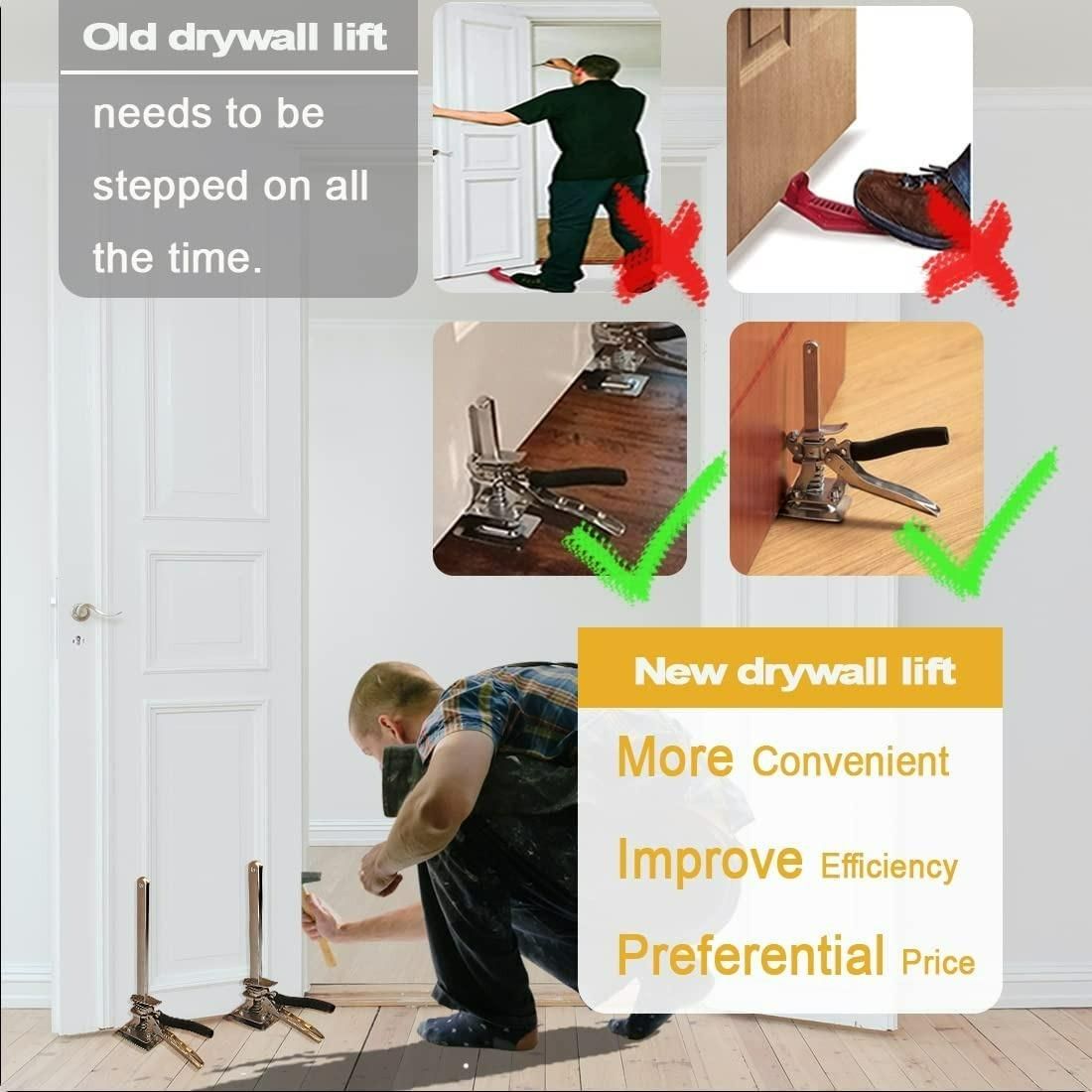 Portable Height Adjustable Lift Jack - TechLuxen